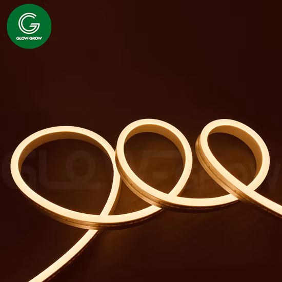 Tube de silicium LED flexible de tube de néon de silicone de 6*12mm pour la décoration