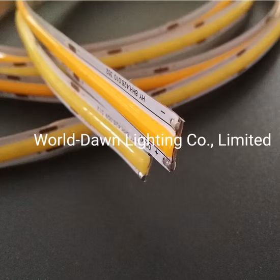 Haute qualité personnalisé 12V 24V corde LED flexible COB LED bande lumineuse